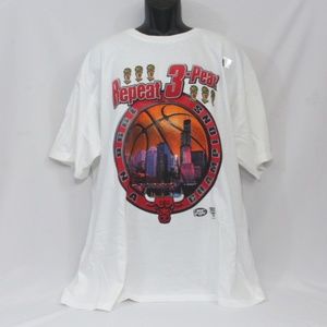 New VTG Starter Chicago Bulls 1998 Repeat 3 Peat T